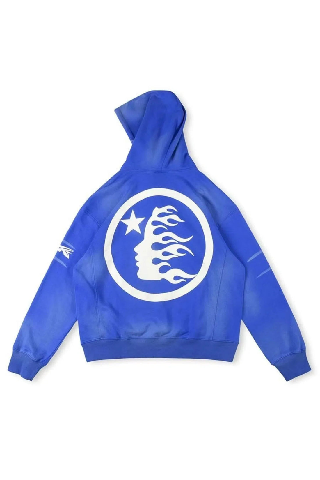 Blue/Yellow Hellstar No Guts No Glory Hoodie